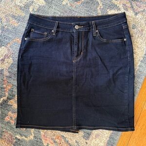 Levi's Dark Blue Denim Mini Skirt